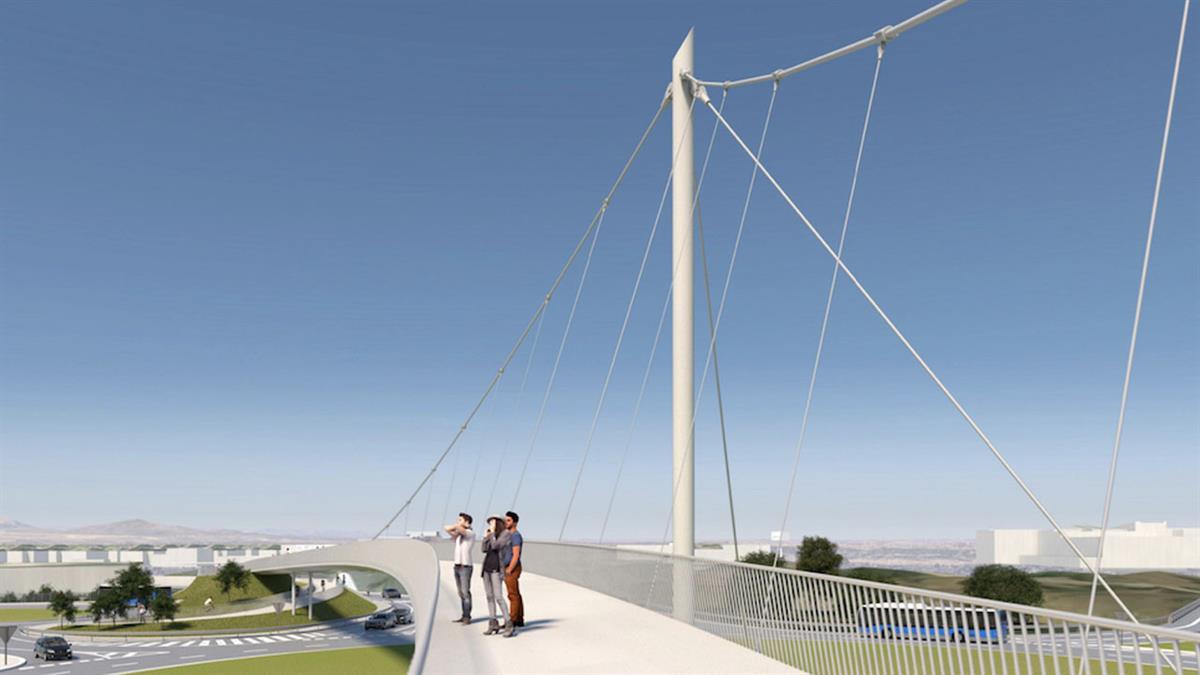 Esta actuación pretende resolver la situación actual del cruce sobre la glorieta 